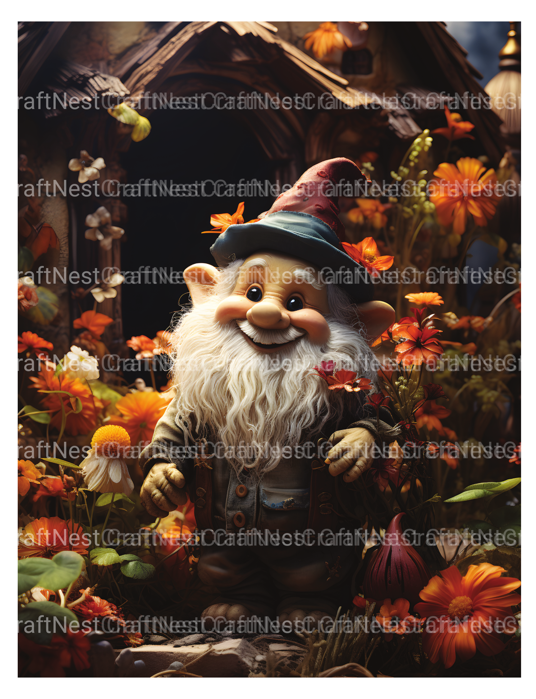 Gnome Coloring Book 2 - CraftNest - Digital Crafting and Art