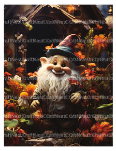 Gnome Coloring Book 2 - CraftNest - Digital Crafting and Art