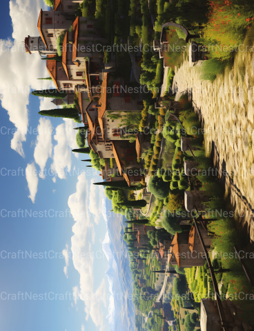 French Village Coloring Book - CraftNest - Digital Crafting and Art