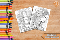 Femme Coloring Book - CraftNest - Digital Crafting and Art