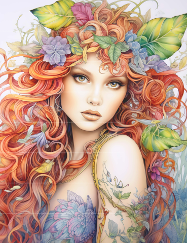 Beautiful Fairy Coloring Book - CraftNest - Digital Crafting and Art