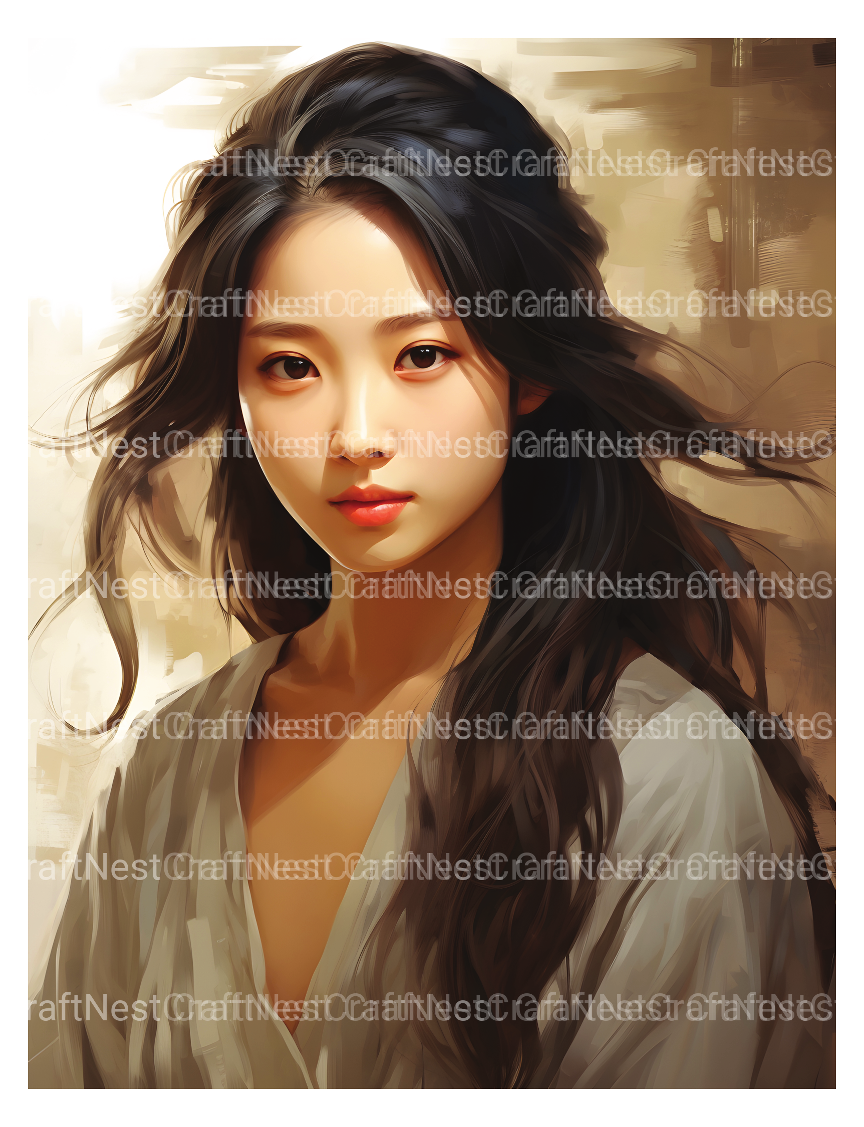 Beautiful Women Coloring Book - CraftNest - Digital Crafting and Art