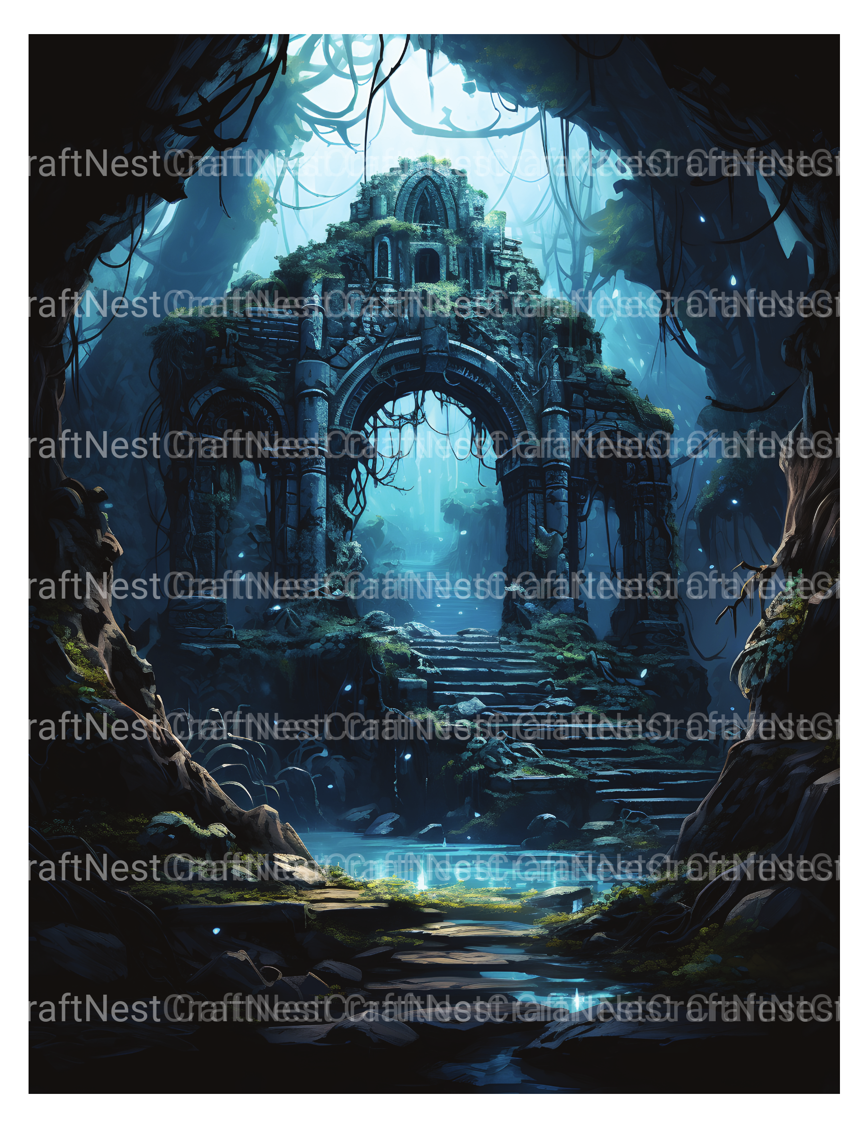 Lost Ruins Coloring Book - CraftNest - Digital Crafting and Art