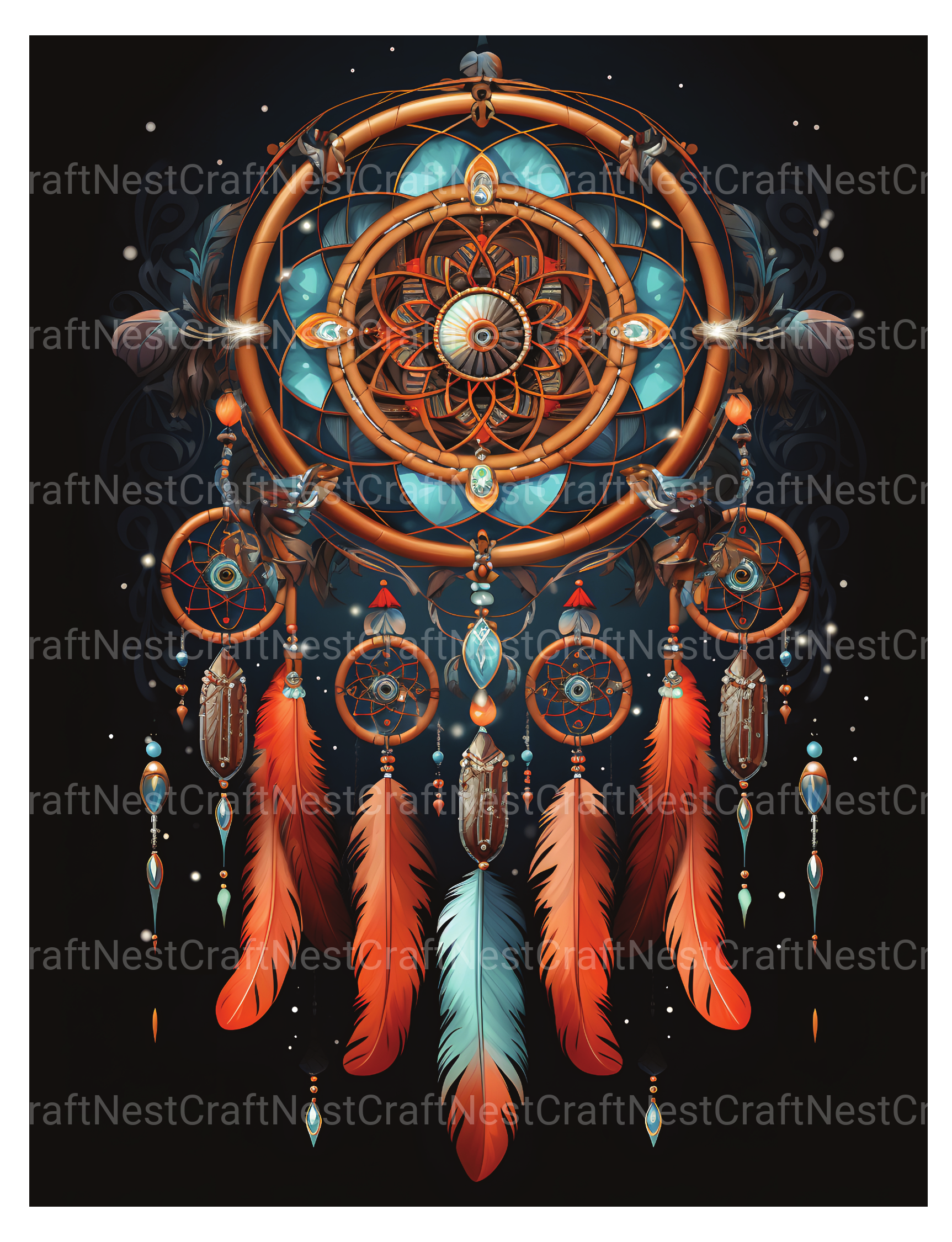 Dreamcatcher Coloring Book - CraftNest - Digital Crafting and Art