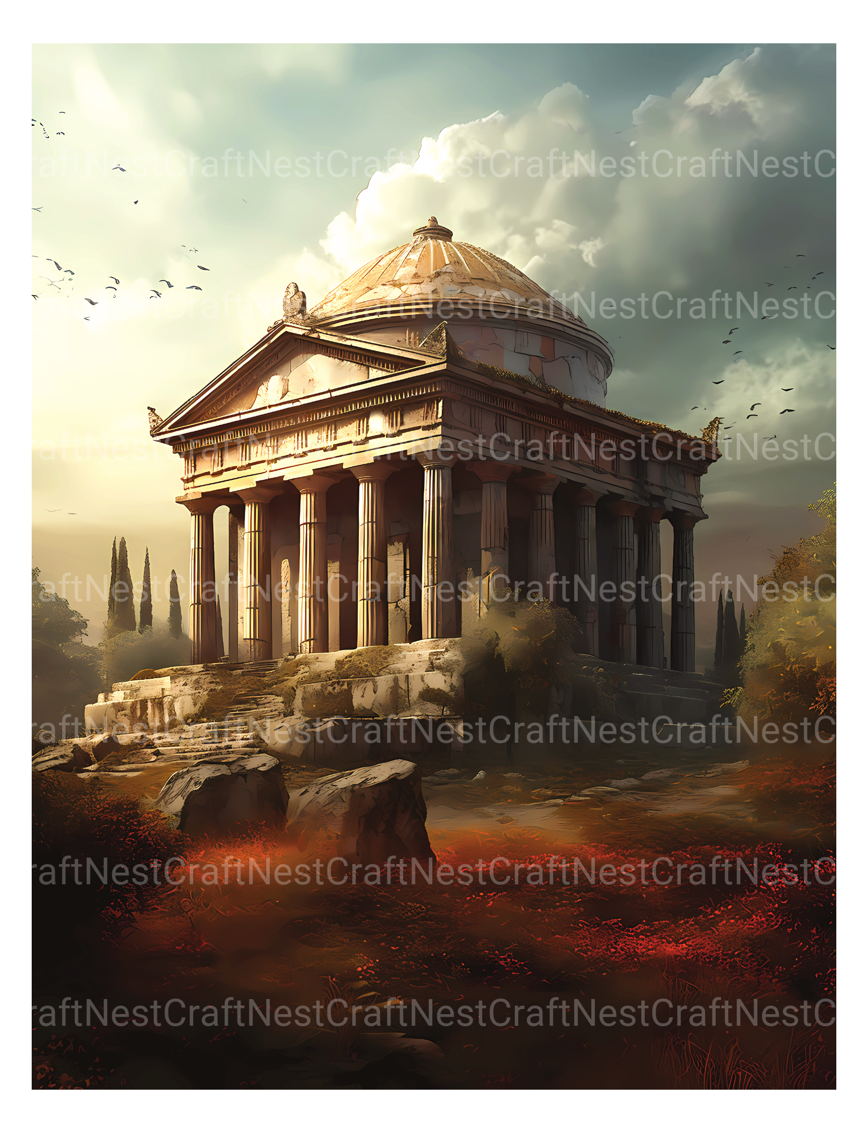 Ancient Rome Coloring Book - CraftNest - Digital Crafting and Art