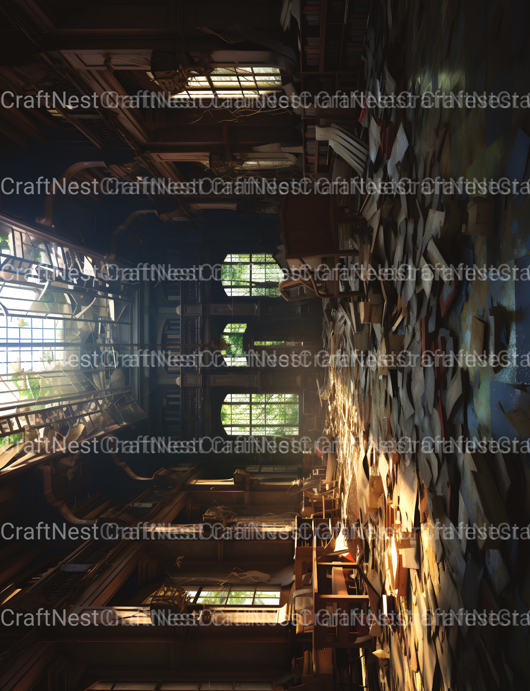 Lost Library Coloring Book - CraftNest - Digital Crafting and Art