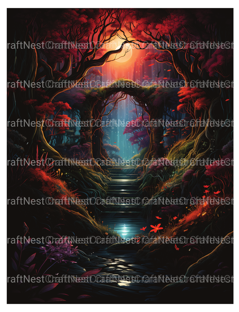 Forest Gate Coloring Book 2 - CraftNest - Digital Crafting and Art