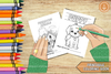 Farmhouse Animal Coloring Book