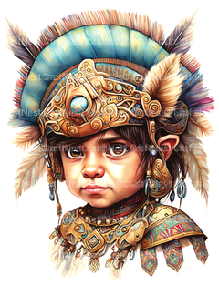 Babarian Boy Coloring Book - CraftNest - Digital Crafting and Art