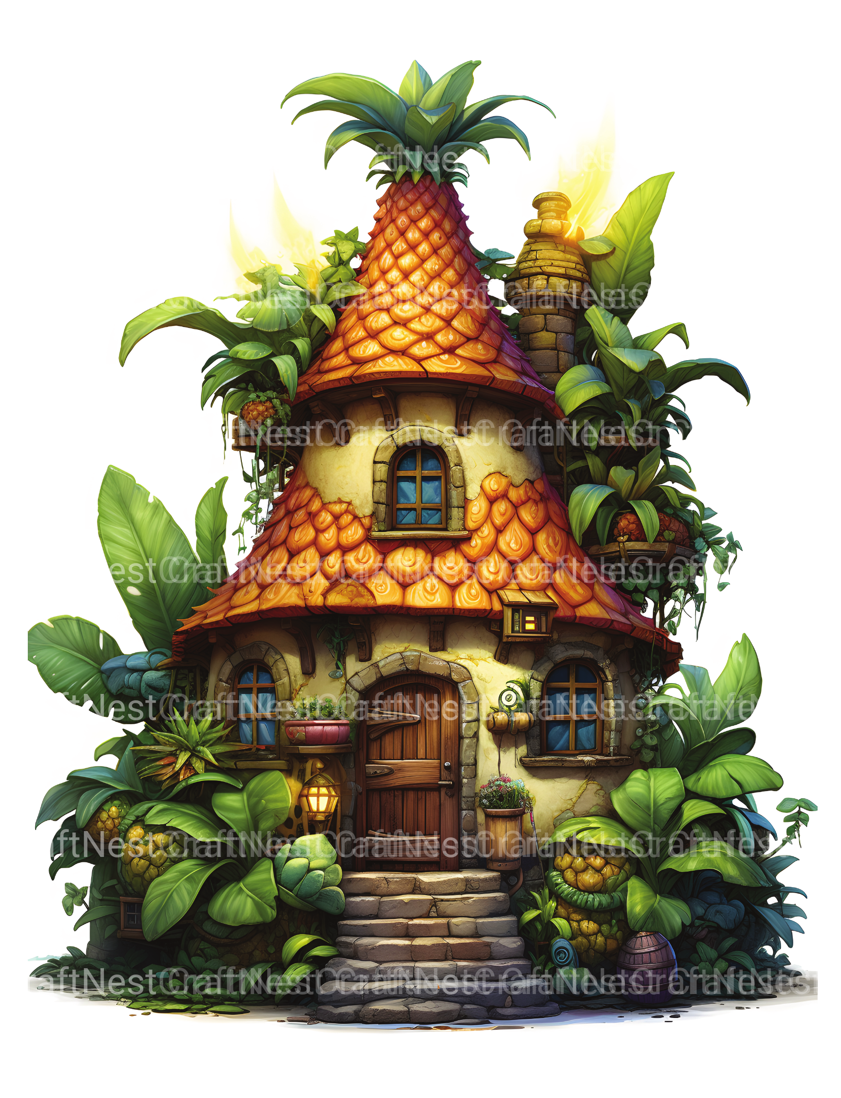 Fairy House Coloring Book - CraftNest - Digital Crafting and Art