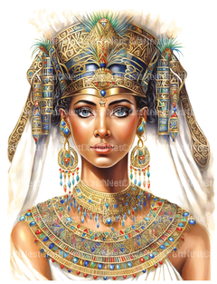 Ancient Egypt Queen Coloring Book - CraftNest - Digital Crafting and Art