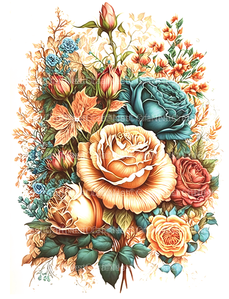 Rose Flower Coloring Book - CraftNest - Digital Crafting and Art