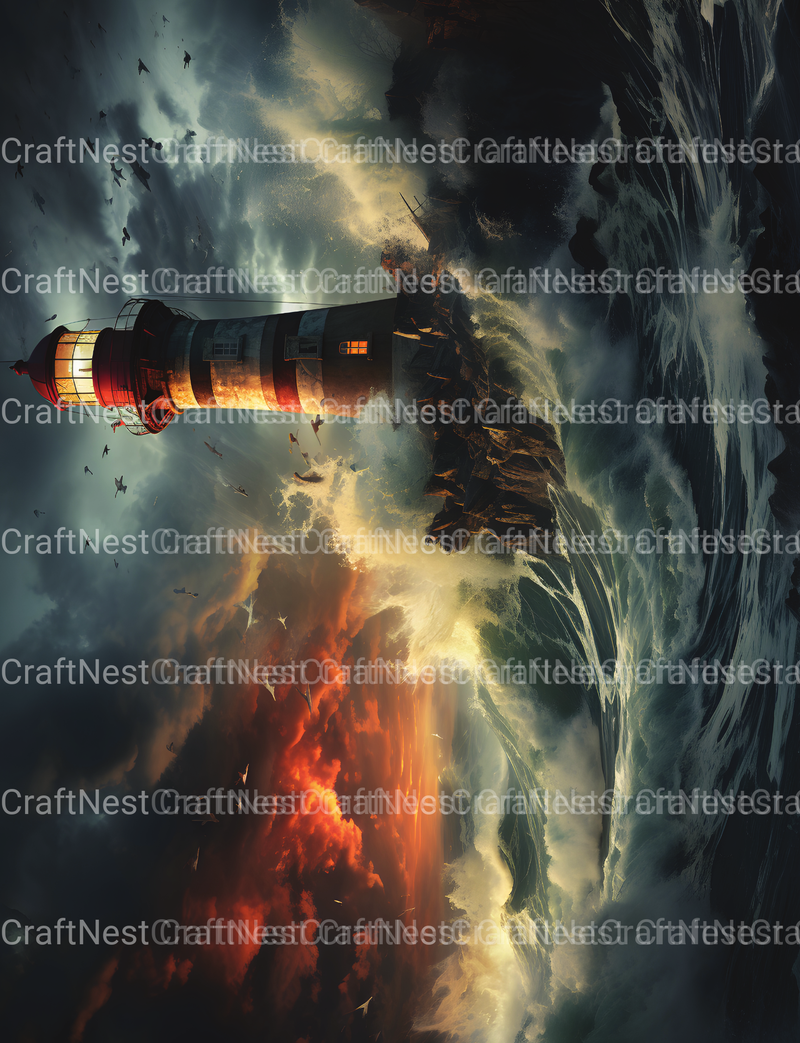 Lighthouses Coloring Book - CraftNest - Digital Crafting and Art