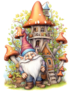 Gnome Coloring Book - CraftNest - Digital Crafting and Art