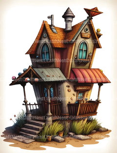 Ranch Tiny House Coloring Book - CraftNest - Digital Crafting and Art