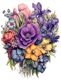 Flower Coloring Book 3 - CraftNest - Digital Crafting and Art