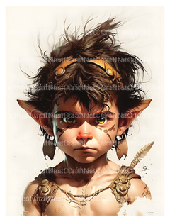 Babarian Girl Coloring Book - CraftNest - Digital Crafting and Art