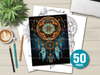 Dreamcatcher Coloring Book