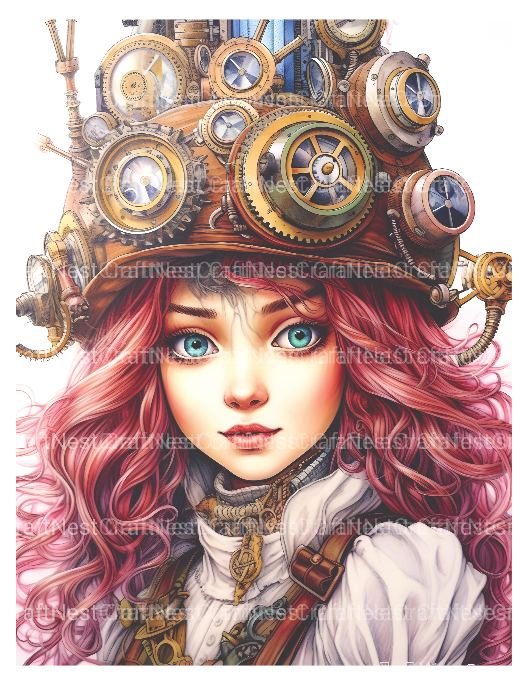 Victorian Girl Coloring Book - CraftNest - Digital Crafting and Art