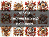 Autumn Envelop Animals Clipart