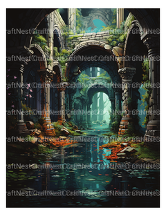 Lost Ruins Coloring Book - CraftNest - Digital Crafting and Art