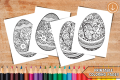 Mandala Egg Coloring Book - CraftNest - Digital Crafting and Art
