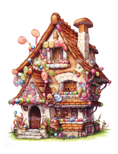 Gingerbread Fairy House Coloring Book - CraftNest - Digital Crafting and Art