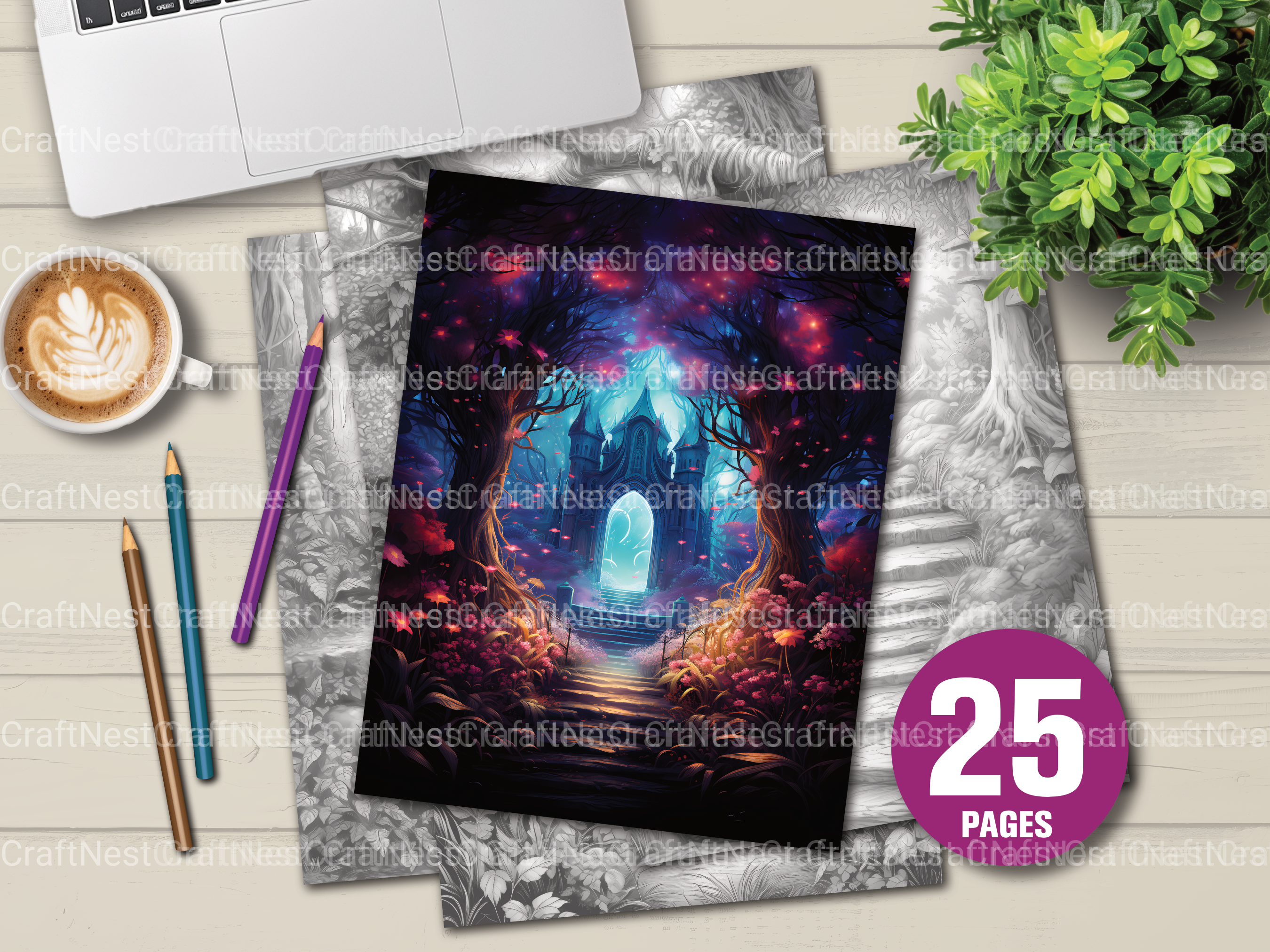 Forest Gate Coloring Book 2