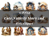 Cute Nativity Story Clipart