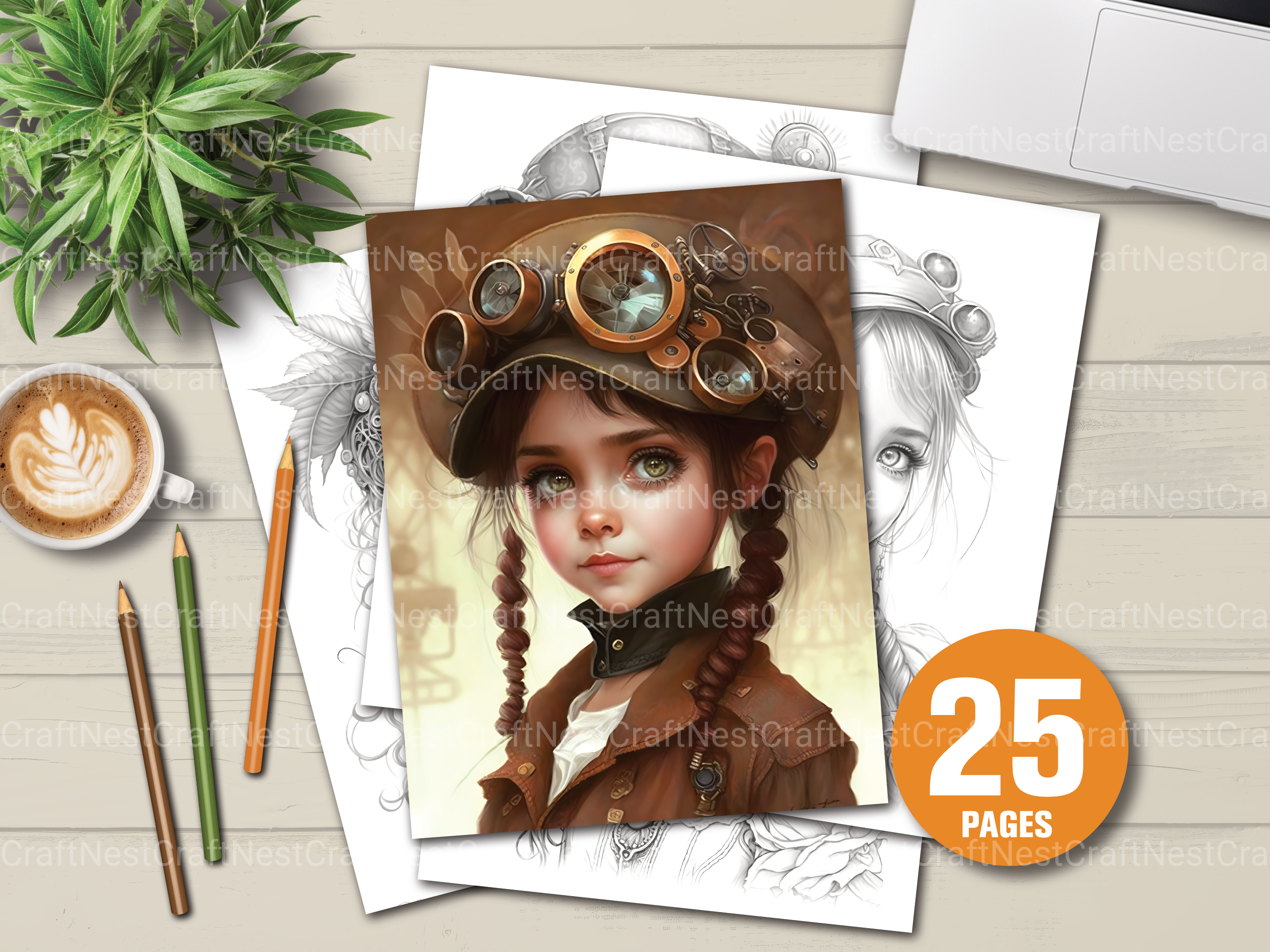 Young Man Coloring Book - CraftNest - Digital Crafting and Art