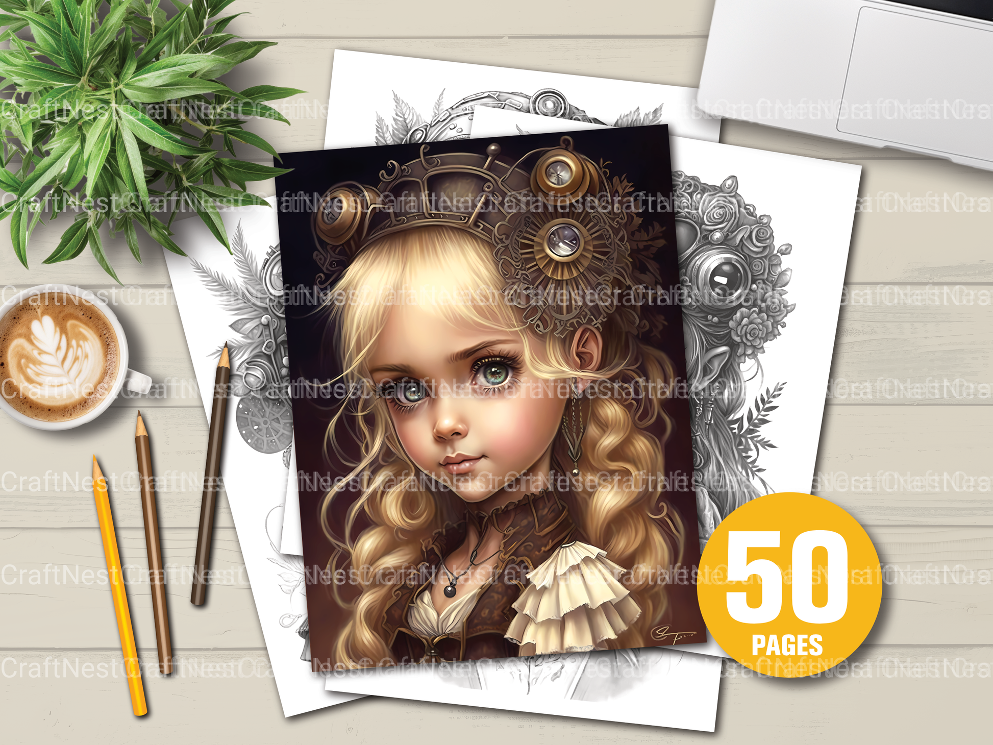 Victorian Boy Coloring Book - CraftNest - Digital Crafting and Art