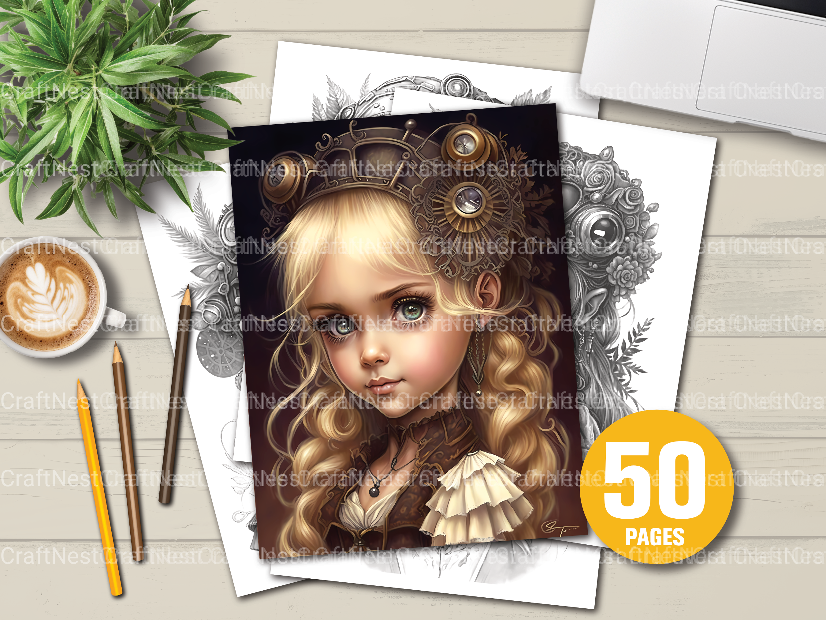 Victorian Boy Coloring Book - CraftNest - Digital Crafting and Art