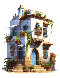 Moroccan Tiny House Coloring Book - CraftNest - Digital Crafting and Art