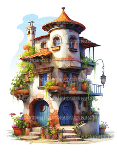 Turkish Tiny House Coloring Book - CraftNest - Digital Crafting and Art