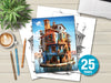 Venetian Tiny House Coloring Book