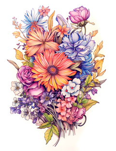 Flower Coloring Book 3 - CraftNest - Digital Crafting and Art