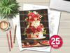 Floral Wedding Cake Coloring Book