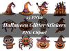 Halloween Glitter Sticker Clipart