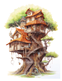 Treehouse Coloring Book 3 - CraftNest - Digital Crafting and Art