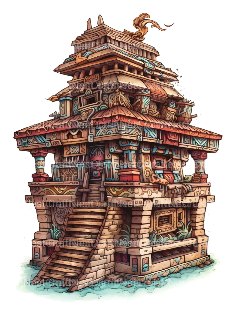 Castle Tiny House Coloring Book - CraftNest - Digital Crafting and Art