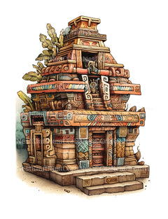 Castle Tiny House Coloring Book - CraftNest - Digital Crafting and Art