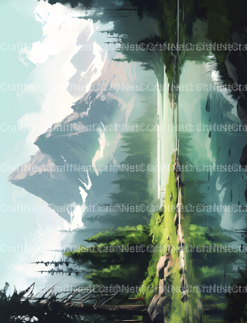 Landscape Scenes Coloring Book - CraftNest - Digital Crafting and Art