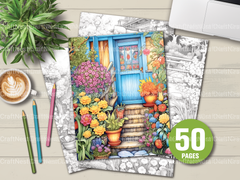 Spring Garden Coloring Book - CraftNest - Digital Crafting and Art