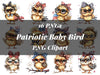 Patriotischer Babyvogel Clipart