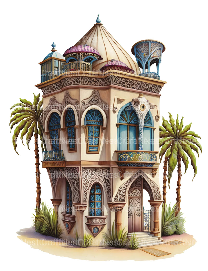 Dubai Tiny House Coloring Book - CraftNest - Digital Crafting and Art