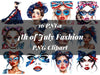 4th of July Fashion Clipart