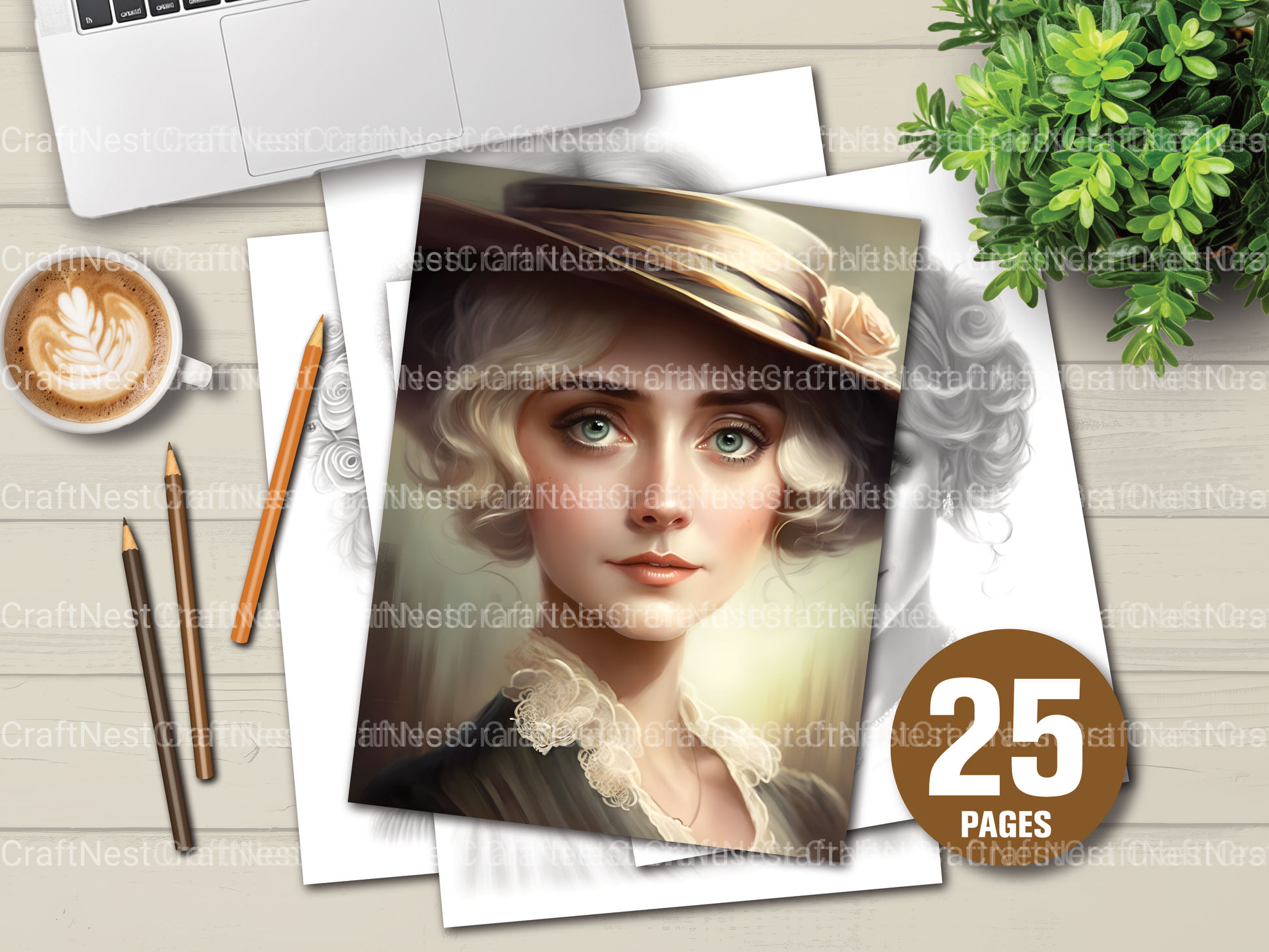 Brides Coloring Book - CraftNest - Digital Crafting and Art