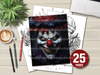 Evil Clowns Coloring Book