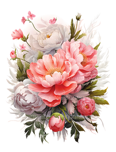 Peony Flower Coloring Book - CraftNest - Digital Crafting and Art