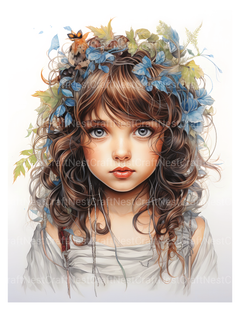 Gnome Girl Coloring Book - CraftNest - Digital Crafting and Art